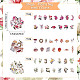 Craspire 3bags thème d'automne et autocollants d'étiquettes cadeaux en papier floral DIY-CP0007-27-2