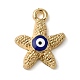Pendentifs d'émail en alliage&nbsp;ENAM-U003-01G-01-1