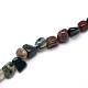 Natural Indian Agate Beads Strands G-O050-04-3