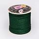 ナイロン糸  ラットテールサテンコード  濃い緑  1mm  約87.48ヤード（80m）/ロール LW-K001-1mm-257-1