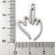 Подвески из нержавеющей стали 304 STAS-K253-08P-3