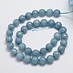 Chapelets de perles en jade de Malaisie naturelle G-A147-10mm-A01-2