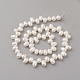 Fili di perle di perle d'acqua dolce coltivate naturali PEAR-G007-16-2