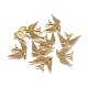 合金のチベット風チャーム  鳥  アンティーク黄金  鉛フリー＆カドミウムフリー＆ニッケルフリー  25x17x2mm  穴：1mm GLF10792Y-NF-2