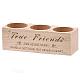 3 Hole Wood Candle Holders DIY-WH0375-008-1