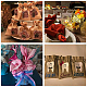 Benecreat 24 Stück große Leinentaschen mit Kordelzug Geschenkbeutel Schmuckbeutel für Hochzeitsfeier und DIY Handwerk ABAG-BC0001-04-7