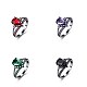 Gorgeous Brass Cubic Zirconia Finger Rings RJEW-BB23295-6A-2