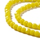 Faceted(32 Facets) Glass Beads Strands EGLA-J042-35A-M-4