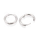 Серьги-кольца из нержавеющей стали 304 EJEW-T048-24B-P-3
