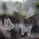 Водонепроницаемая прозрачная наклейка на окно с птицей DIY-WH0163-83B-6