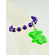 Bracelets acryliques à la mode pour enfants BJEW-JB01016-2