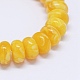 Resin Imitation Amber Beads Stretch Bracelets BJEW-E337-04-2