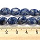 Perles de jaspe tache bleue naturelle G-M420-D08-01-5