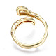 Snake Cuff Ring for Girl Women RJEW-N035-045-NF-2