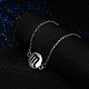 Constellation en laiton de mode / zodiaque signe pendentif colliers NJEW-BB20152-5