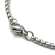 304 collares con colgante de esmalte de acero inoxidable para mujeres y hombres. NJEW-G123-07P-4