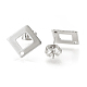 304 Stainless Steel Stud Earring Findings STAS-Q223-07A-2