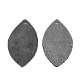 Eco-Friendly Sheepskin Leather Pendants FIND-T045-17A-02-2