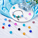 SUNNYCLUE 100Pcs 10 Colors Glass European Beads GPDL-SC0001-03-5