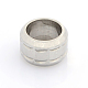 304 Stainless Steel Column Large Hole Beads STAS-J012-10-1