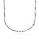 Unisex 316L Stainless Steel Cable Chain Necklaces NJEW-BB02011-18-1