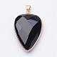 Faceted Natural Mixed Stone Pendants G-F340-02-2