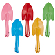PandaHall 5 Pieces Mini Trowel Set Colorful Metal Hand Shovel Garden Tools TOOL-PH0017-27-1