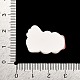 不透明樹脂ラッキーデコデンカボション  ピンク  言葉  16.5x24x6mm CRES-P032-A09-3