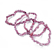 Natural Mixed Gemstone Bead Stretch Bracelets BJEW-K213-M03-2