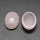 Óvalo cabuchones naturales de cuarzo rosa G-K020-20x15mm-07-2
