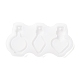 Moldes de silicona para colgantes de botellas redondas X-DIY-E036-13-2