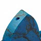 Star Dyed Synthetic Turquoise Gemstone Big Pendants G-P112-07C-3