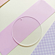 Disque acrylique transparent gros pendentifs ZXFQ-PW0001-039L-1