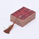 Wooden Pendant Necklace Boxes OBOX-K001-02B-1