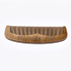 Melocotón tallada peines de madera OHAR-T007-02-3