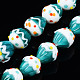 Handmade Bumpy Lampwork Beads Strands LAMP-N021-029-4