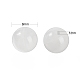 100 perles de pierre de lune blanche naturelle de 8 mm DIY-LS0002-19-3