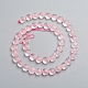 Natürlichen Rosenquarz Perlen Stränge G-E560-C05-8mm-2