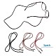 Cordino per occhiali con cordino rotondo in corda intrecciata in cuoio AJEW-TA0016-03-2