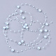 Filo di ghirlanda con bordi in rilievo di perle imitazione plastica SACR-T354-01E-2