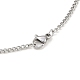 Женские витые цепочки из нержавеющей стали 304 STAS-O037-58P-2