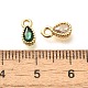 Латунные микро проложить кубического циркония подвески KK-G519-01B-G-3