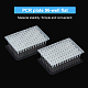 Olycraft 6 Uds placa de cultivo celular desechable de plástico rectangular AJEW-OC0002-49-6