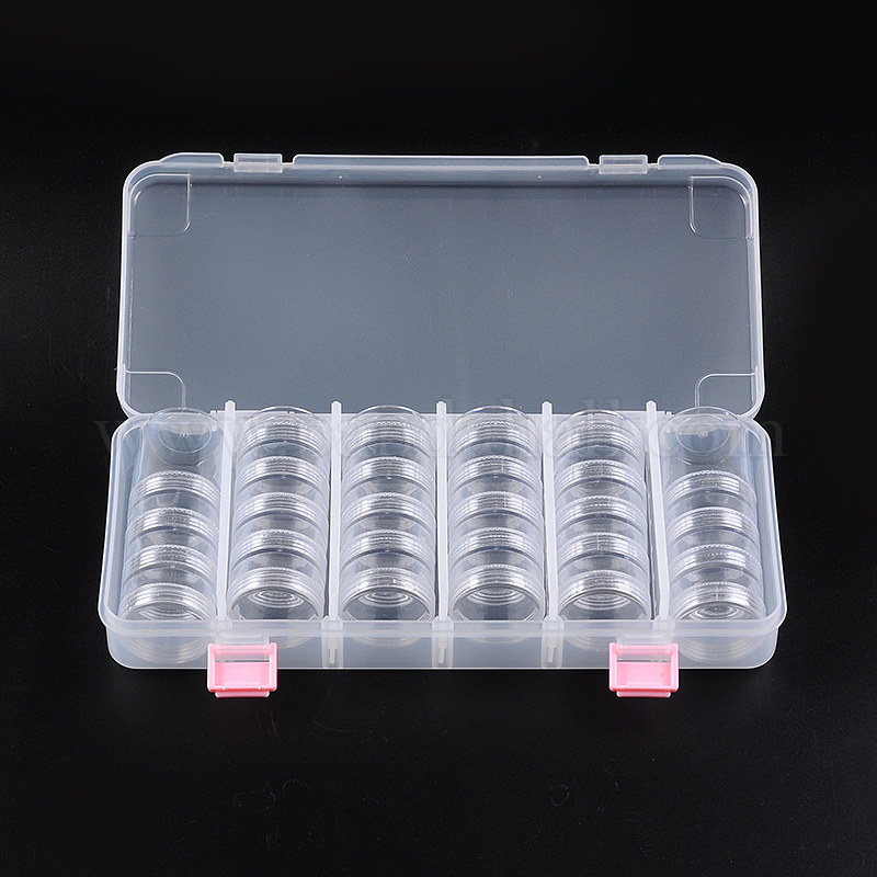 Wholesale Plastic Bead Storage Containers with Lids and 30PCS Mini