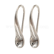 Стойки покрытие латунь серьги крючки KK-C081-02P