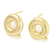 Brass Stud Earring Finding KK-L208-52G