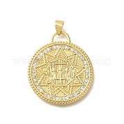 Реечное покрытие латунь с подвесками из кубического циркония KK-Z086-56G