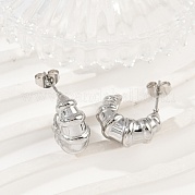 Серьги-гвоздики из нержавеющей стали 304 EJEW-S272-02P
