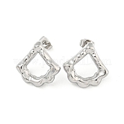 Серьги-гвоздики из нержавеющей стали 304 EJEW-L290-001P