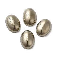天然パイライトカボション  オーバル  18x13x4~6mm